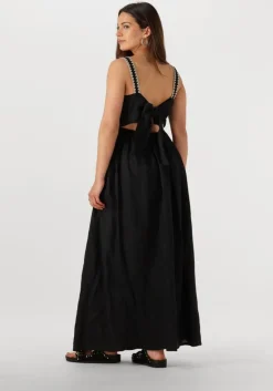 zwarte mr mood maxi jurk mrs ana dress