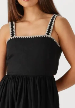 zwarte mr mood maxi jurk mrs ana dress