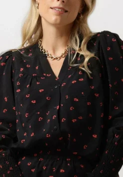 zwarte msch copenhagen blouses mschvinaya ladonna shirt aop