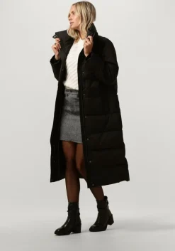 zwarte msch copenhagen gewatteerde jas mschpetra pavinaria jacket