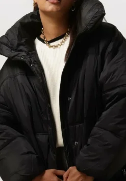 zwarte msch copenhagen gewatteerde jas mschdiona jacket