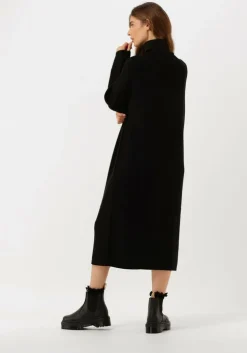 zwarte msch copenhagen maxi jurk magnea rachelle rib dress