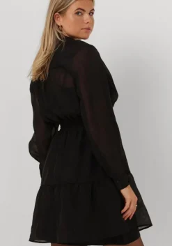 zwarte msch copenhagen mini jurk mschjiselle sandaya dress