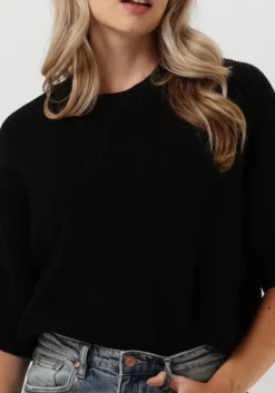 zwarte msch copenhagen trui mschamari rachelle 2/4 pullover