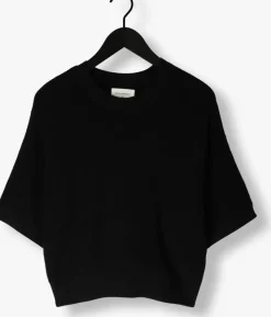 zwarte msch copenhagen trui mschamari rachelle 2/4 pullover