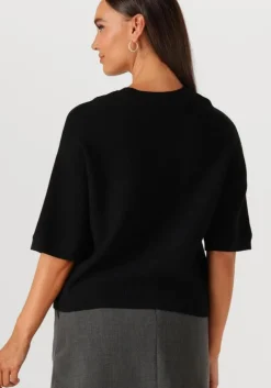 zwarte msch copenhagen t-shirt mschthamira 2/4 pullover
