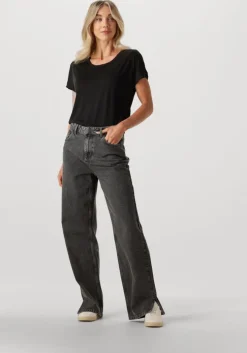 zwarte msch copenhagen t-shirt fenya modal tee