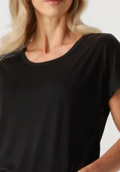 zwarte msch copenhagen t-shirt fenya modal tee