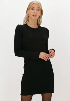 zwarte na-kd top structured long sleeve top