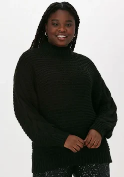 zwarte na-kd trui cable knitted sweater