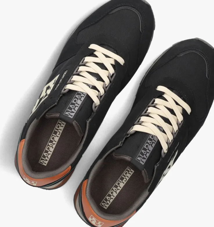 zwarte napapijri lage sneakers virtus
