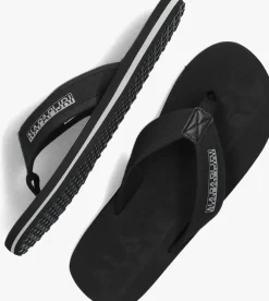 zwarte napapijri teenslippers elm