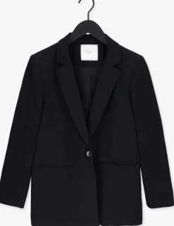 zwarte neo noir blazer avery suit blazer