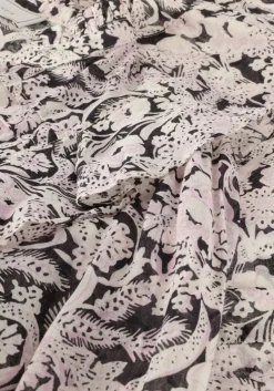 zwarte neo noir blouses hama sweet floral blouse