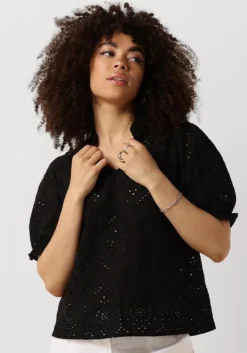 zwarte neo noir blouses odesa embroidery blouse