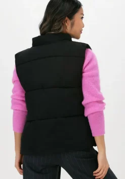 zwarte neo noir bodywarmer frankie puffer waistcoat