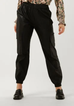 zwarte neo noir cargobroeken carlotta faux pants