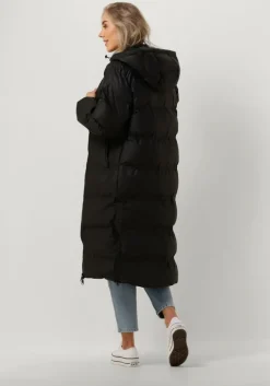 zwarte neo noir gewatteerde jas viviana c puffer jacket