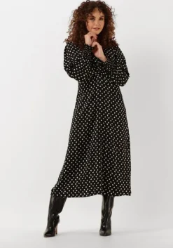 zwarte neo noir maxi jurk hayden fading ink dress