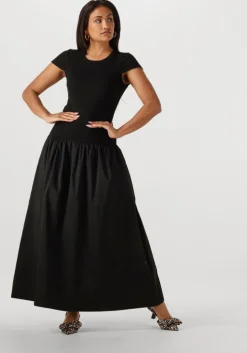 zwarte neo noir maxi jurk tuscany dress
