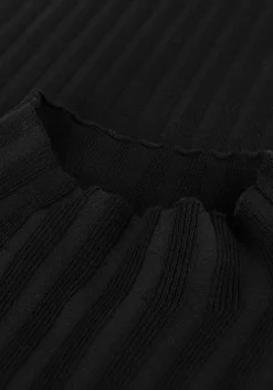 zwarte neo noir midi jurk gaby knit dress