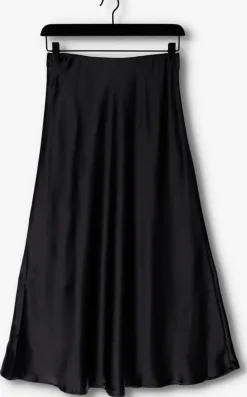 zwarte neo noir midirok bovary skirt