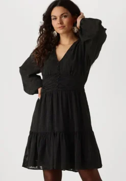 zwarte neo noir mini jurk rihanna burnout dress