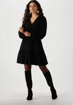 zwarte neo noir mini jurk rihanna burnout dress