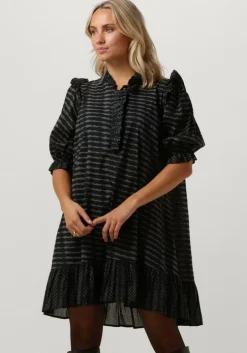 zwarte neo noir mini jurk hani graphic dress