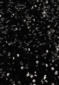 zwarte neo noir minirok miva velvet sequins skirt