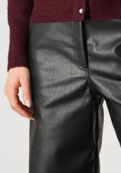 zwarte neo noir pantalon pinur faux leather pants