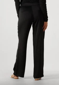 zwarte neo noir pantalon debra heavy sateen pants