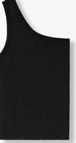 zwarte neo noir top clementine glitter knit top