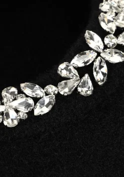 zwarte neo noir trui maia stone knit blouse