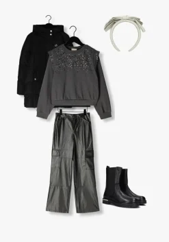 zwarte nik & nik gewatteerde jas alisa puffer