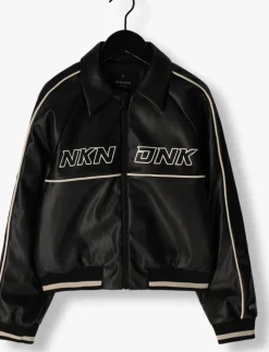 zwarte nik & nik jack racer bomber