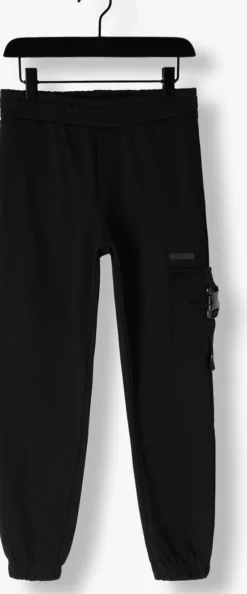 zwarte nik & nik joggingbroek webbing sweatpants
