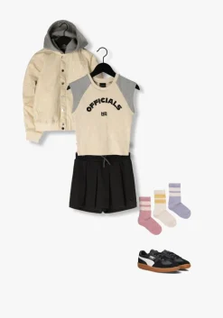 zwarte nik & nik minirok combi skort