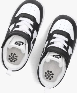 zwarte nike lage sneakers court borough low recraft (td)