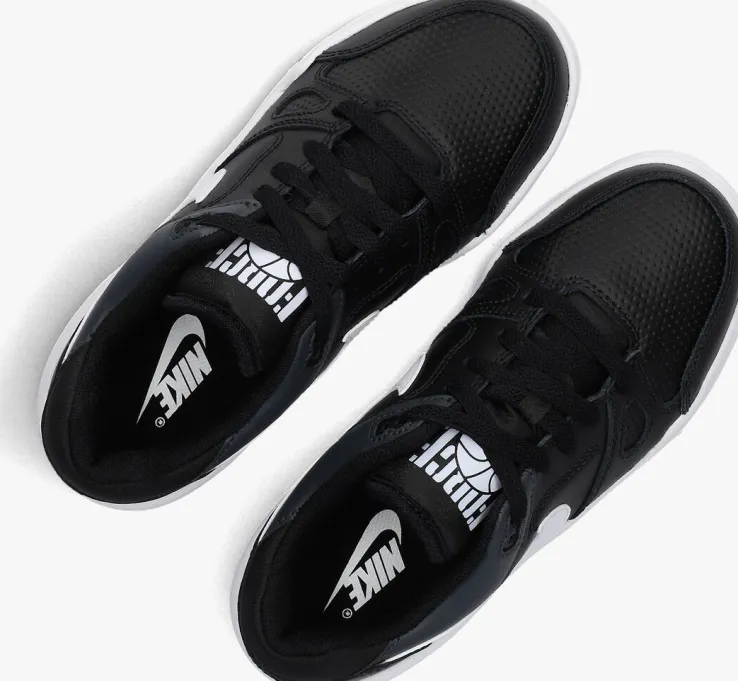 zwarte nike lage sneakers nike full force lo (gs)