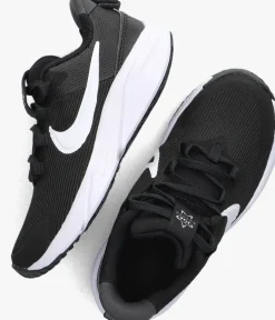 zwarte nike lage sneakers star runner 4 nn (ps)