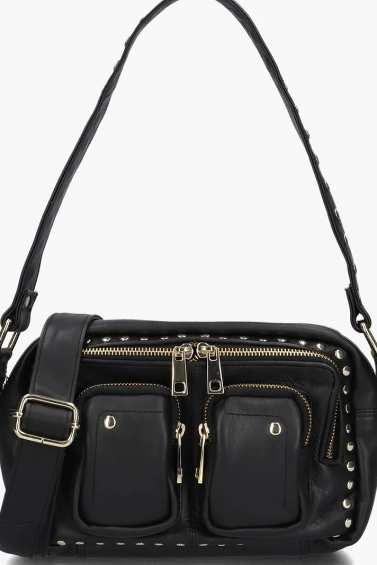 zwarte núnoo schoudertas ellie pure disco