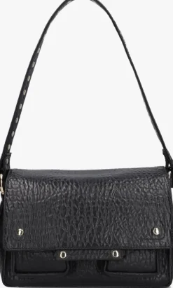 zwarte núnoo schoudertas honey new zealand