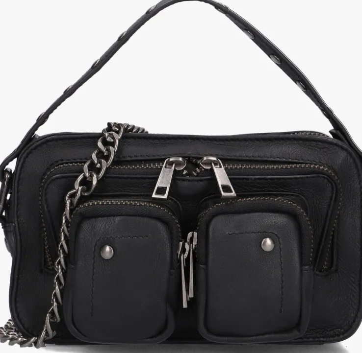 zwarte núnoo schoudertas helena cozy