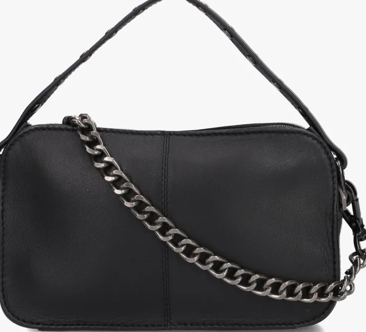 zwarte núnoo schoudertas helena cozy