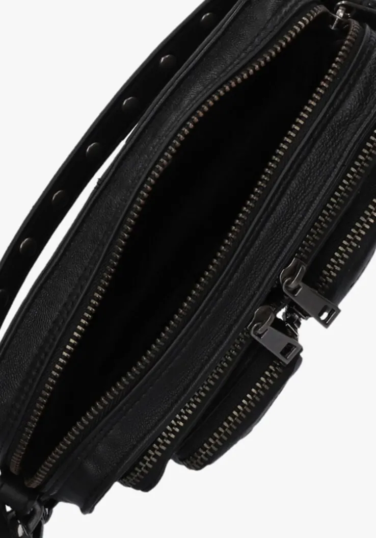 zwarte núnoo schoudertas helena cozy