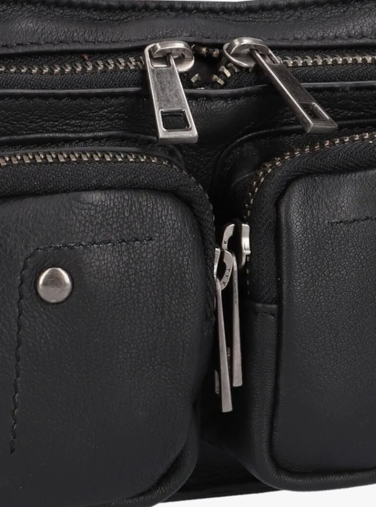 zwarte núnoo schoudertas helena cozy