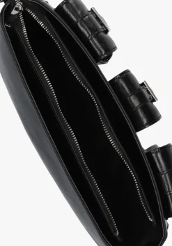 zwarte núnoo schoudertas penny wrinkle