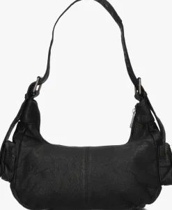 zwarte núnoo schoudertas sally small pocket