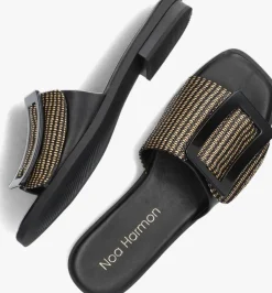 zwarte noa harmon slippers 9252
